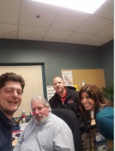 Sacramento Team. Matt, Glenn, Kevin F.,Jennifer